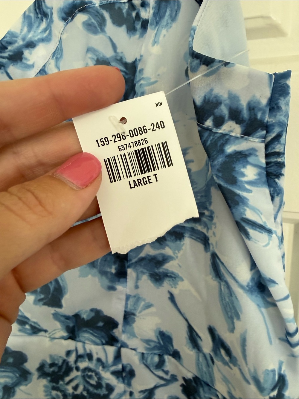 Abercrombie & Fitch Light Blue Floral Midi Dress (Camille Midi) - Picture 3 of 6